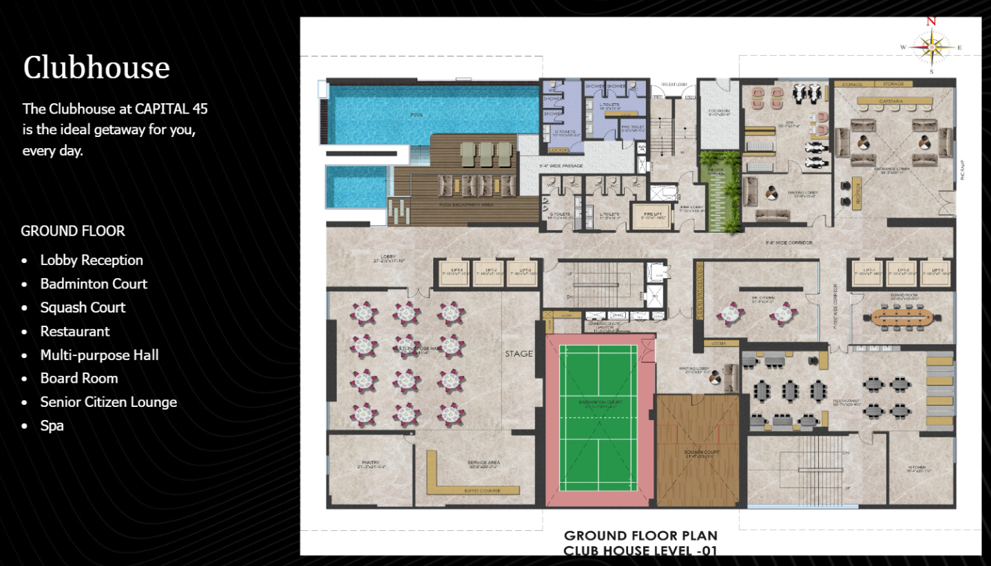 Capital 45 Floor plan